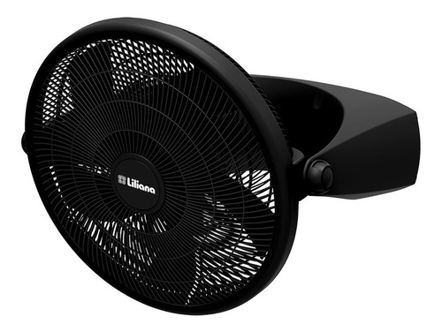 Imagen 4 de 4 de Ventilador de pared y de piso Liliana VTF18P negro con 5 palas, 18" de diámetro 220 V
