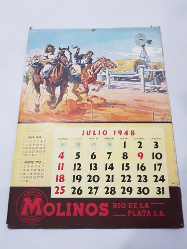 Imagen 9 de 9 de Antiguo Almanaque Molinos Río De La Plata 1949 Mag 58619