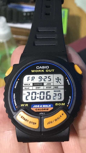 Casio Jc-10 Vintage Japan Mod 879 Chrono + Alarme Treino