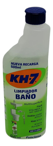 Pack X2 Limpiador Baño Desinfectante Kh-7 Doypack 500 Ml