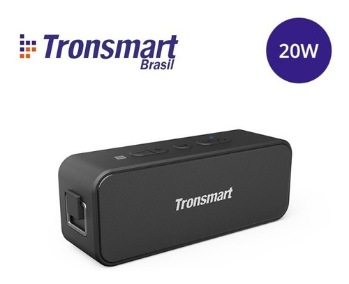 Caixinha De Som Tronsmart Bluetooth T2 Plus 20w Imp Oficial 