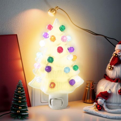 Lámpara Nocturna Decorativa Con Forma De Árbol De Navidad W