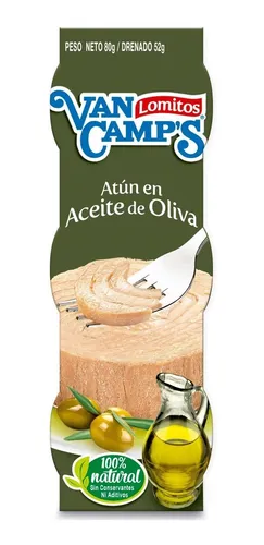 Atun Aceite Olivas Van Camps 80g 3 Uds