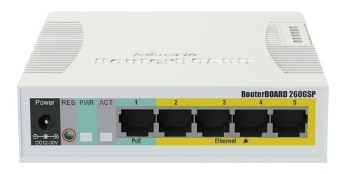 Mikrotik Rb260gsp Switch Poe 5 Gigat 4 Poe Out 1 Sfp+ Swos 