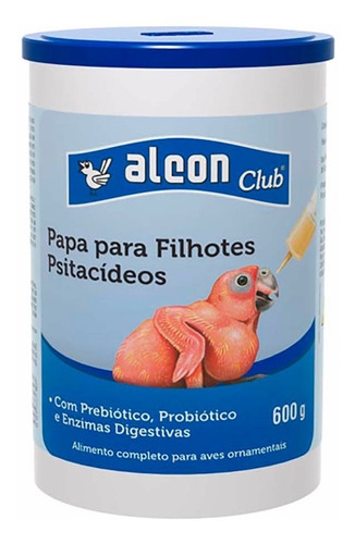 Alcon Club Papa Para Filhotes Psitacídeos 600g