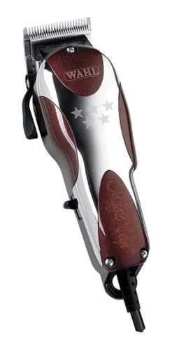 Cortadora de pelo Wahl Professional 5 Star Magic Clip 8451 plata y roja 220V
