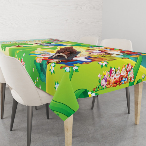 Toalha De Mesa Infantil Tematica, Toalha Branca De Neve