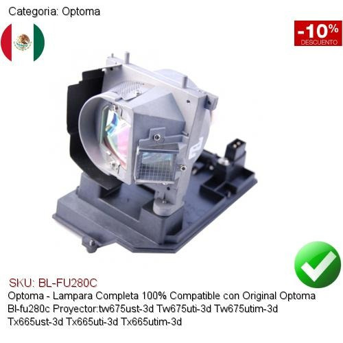 Lampara Compatible Optoma Bl-fu280c Tw675ust/tw675uti