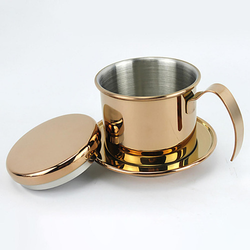 Cafetera Con Filtro De Goteo Para Café, Ligera, Dorado