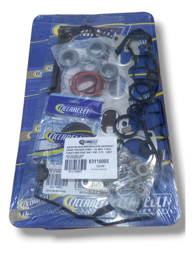 Kit De Descarbonizacion Con Reténes Tracker Sonic Cruze 16v