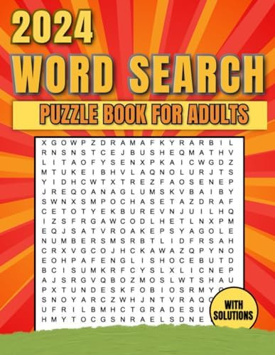 Libro: 2024 Word Search Puzzle Book For Adults: Stay Sharp