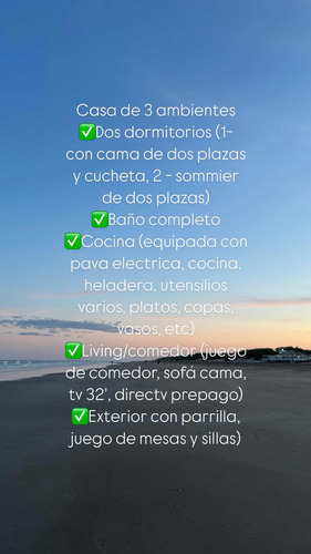 Alquiler Nueva Atlantis Temporal Marzo $ 60 Mil - Semana Santa $ 80 Mil - Disponibles