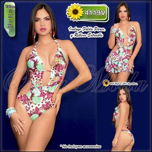 Imagen 5 de 6 de Traje Baño Dama Ultima Moda Enteros Importado Tankini