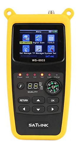Ws-6933 Dvb-s2 Fta C&ku Band Digital Satellite Meter Fi...