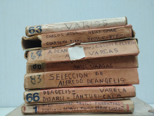 Lote Antiguas Grabaciones Cinta Abierta Radio Tango (Usado)