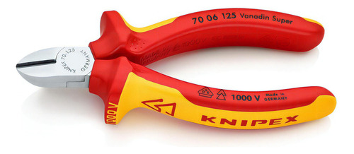 Knipex (7006125) Pinza Corte Diagonal Cromado 5 (125mm