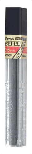 Grafite Preto Pentel Hi-polymer 0.5mm Hb - Com 24 Minas
