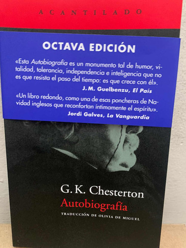 Autobiografia G. K. Chesterton  Acantilado