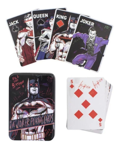 Juego De Naipes Del Joker Dc Comics The Joker Playing Cards