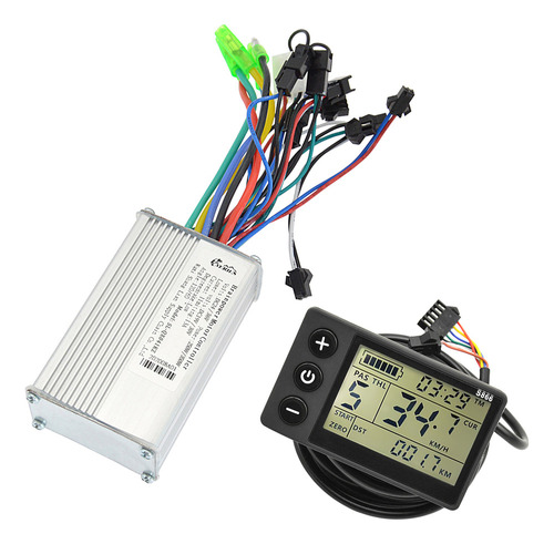 Kit De Controlador Sin Escobillas Con Panel De Pantalla Lcd