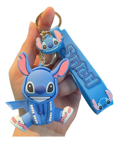 Llavero Kawaii Lindo - Stitch Con Ropa Disney