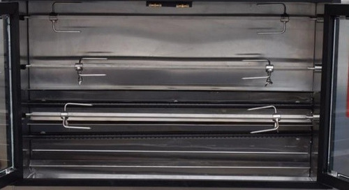 Imagen 4 de 4 de Oferta Horno Rosticero De 27 Pollos De Acero Inox Sin Base