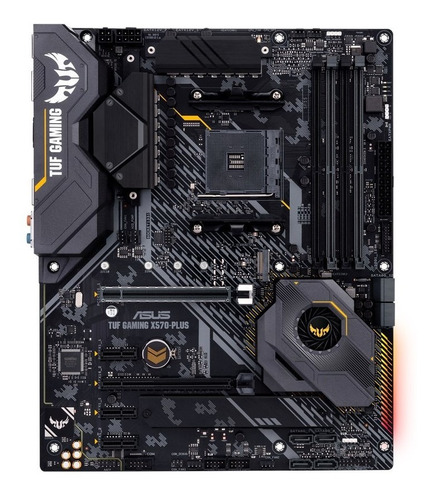 Imagem 2 de 6 de Placa Mãe Asus Tuf Gaming X570-plus Am4 Atx Ddr4 Sem Juros
