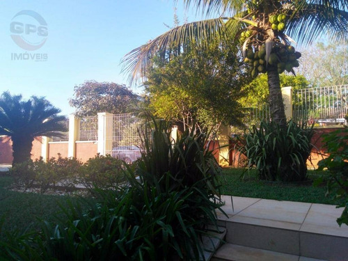 Chácara Com 3 Dormitórios À Venda, 2500 M² Por R$ 2.500.000,00 - Colinas Do Mosteiro De Itaici - Indaiatuba/sp - Ch0664