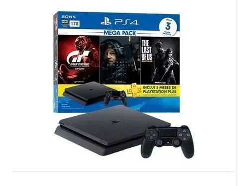 Console PlayStation 4 - Slim 1TB - Hits Bundle v3 