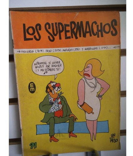 Comic Los Supermachos 91 Editorial Posada Vintage 