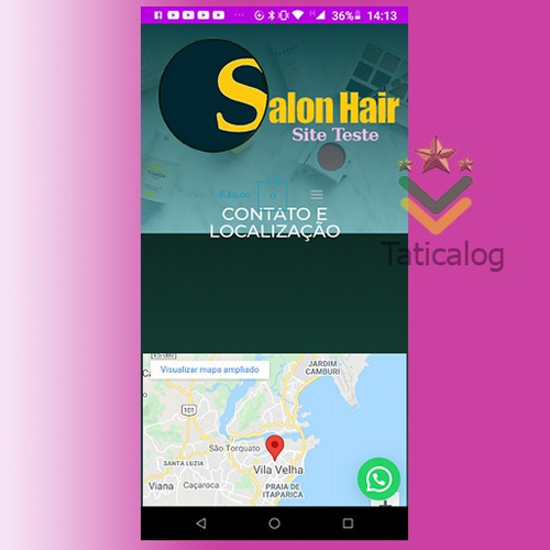 Imagem 7 de 10 de Elaboração De Site Salão De Beleza