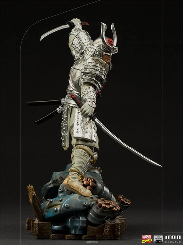Samurai De Prata - X-men - Bds Art Scale 1/10 - Iron Studios