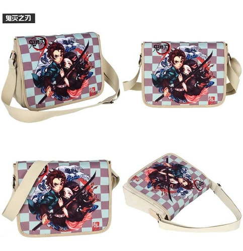 Imagen 1 de 4 de Demon Slayer: Kimetsu No Yaiba Anime Crossbody Bag