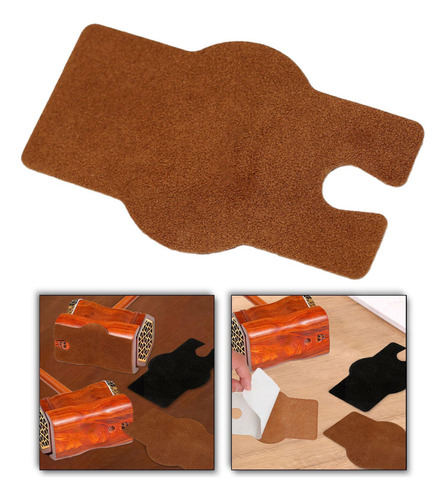 Erhu Pad Mat De Silenciamiento Practical Pad Soft Un Marrón