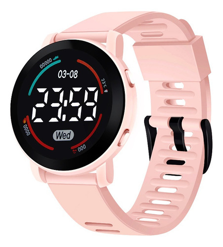 Relógio De Pulso Digital Imita Smartwatch