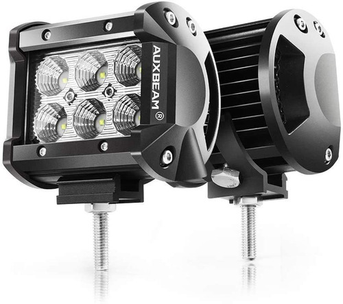 Auxbeam - Barra De Luz Led De Inundación De 4 Pulgadas, 18 W