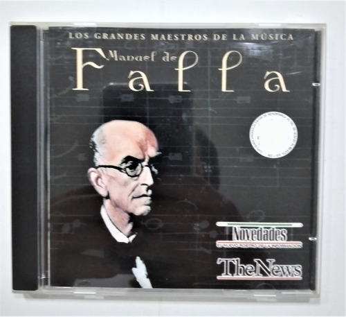 Manuel De Falla Cd Los Grandes Maestros De La Musica