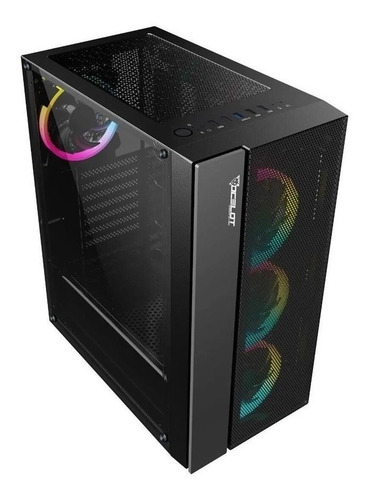 Gabinete Gamer Atx Ocelot Ogec02 Panel De Cristal Templado