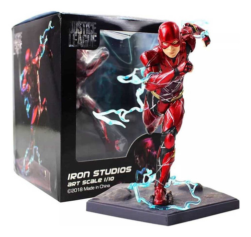 Action Figure The Flash Estátua Liga Da Justiça Barry Allen