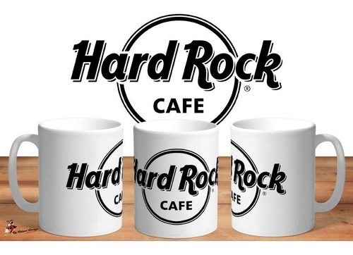 Taza - Tazón De Ceramica Hard Rock Cafe Logo Art 02