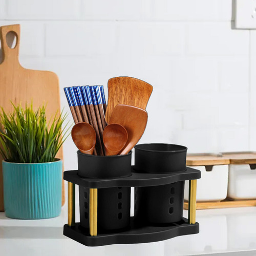 Caja De Utensilios Extraíble W Con Doble Corte, Escurridor,