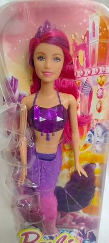 Barbie Sirena Gema Reinos Mágicos Dhm45 Dreamtopia