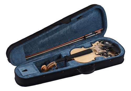 Funda Acústica Para Violín 4/4 Para Niños, Tapa Trasera De V