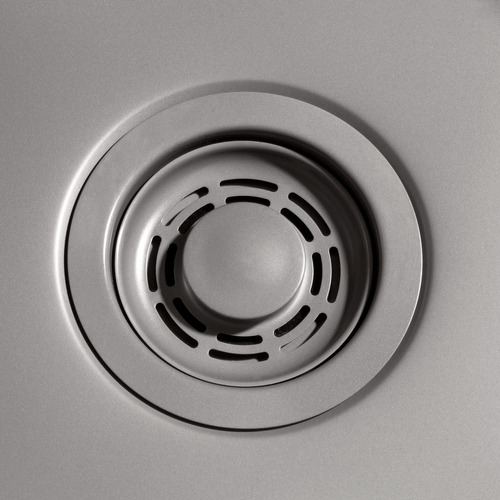 Cuba De Cozinha Inox Retangular 59x37 Cm Miura Grafite Fosca