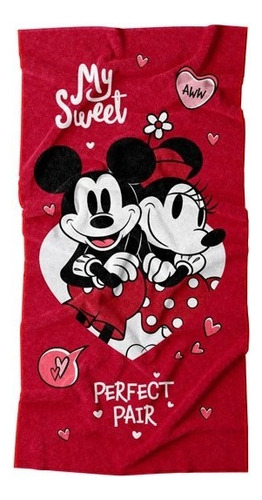 Toalla Premium Para Baño Mickey Perfect Love - Providencia 
