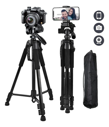 Tripode Para Celular Camara Profesional Aluminio Rosca 1/4