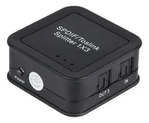 Comprar Divisor Audio Óptico Digital 1x3 Spdif Toslink Splitter 1x3