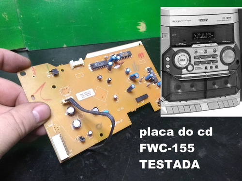 Placa Do Cd Testada Philips Fwc 155 Fwc155 Fw C155 (Usado)