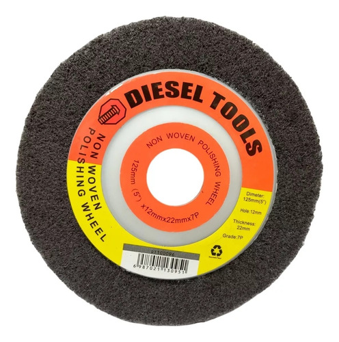 Disco Para Pulir 5'' 125mm  Diesel Tools