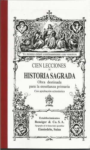 Imagen 1 de 3 de Cien Lecciones De Historia Sagrada